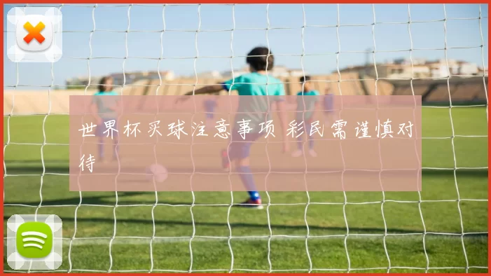 世界杯买球注意事项 彩民需谨慎对待